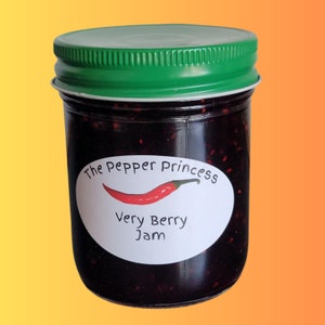 Very Berry Jam – Gourmet Fruit Spread for Baking, Sauces, BBQ, Reductions & Desserts! Sweet and Tangy Treat for Foodies and Jam Lovers!