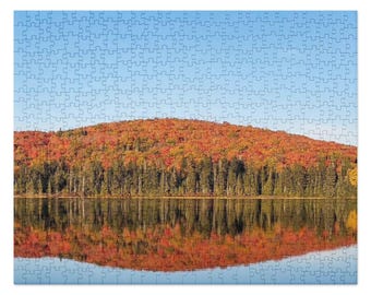 Autumn at the Pond Jigsaw Puzzle