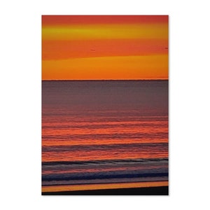 Tarjeta de felicitación de buenos días y amanecer: en blanco por dentro para cualquier ocasión. Perfecta para los amantes de la naturaleza y aquellos que aprecian un nuevo comienzo.