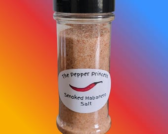Smoked Habanero Salt – Spicy Gourmet Blend for Meat, Veggies, Fish & More