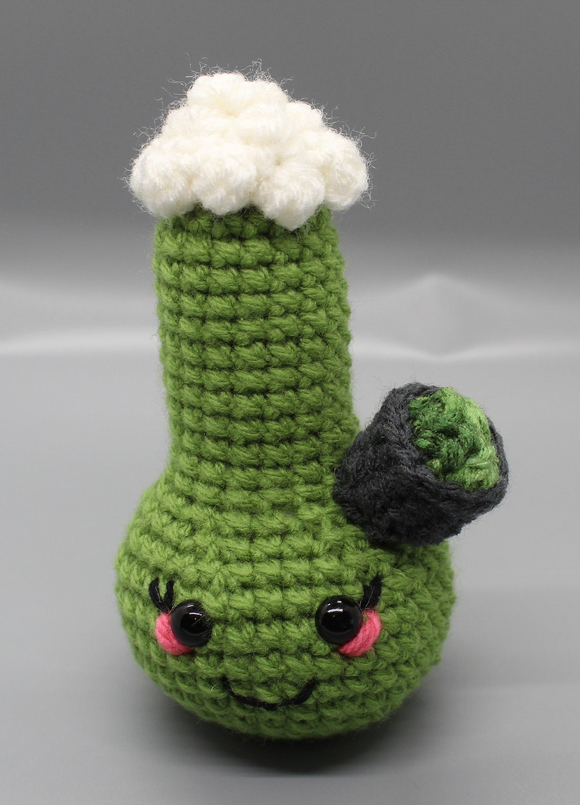Smoking Bong Crochet Plushie Toy Handmade Crochet Bong Funny Etsy