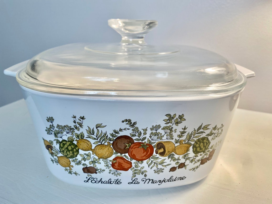 Rare Vintage Discontinued Corning Ware Spice of Life Etsy