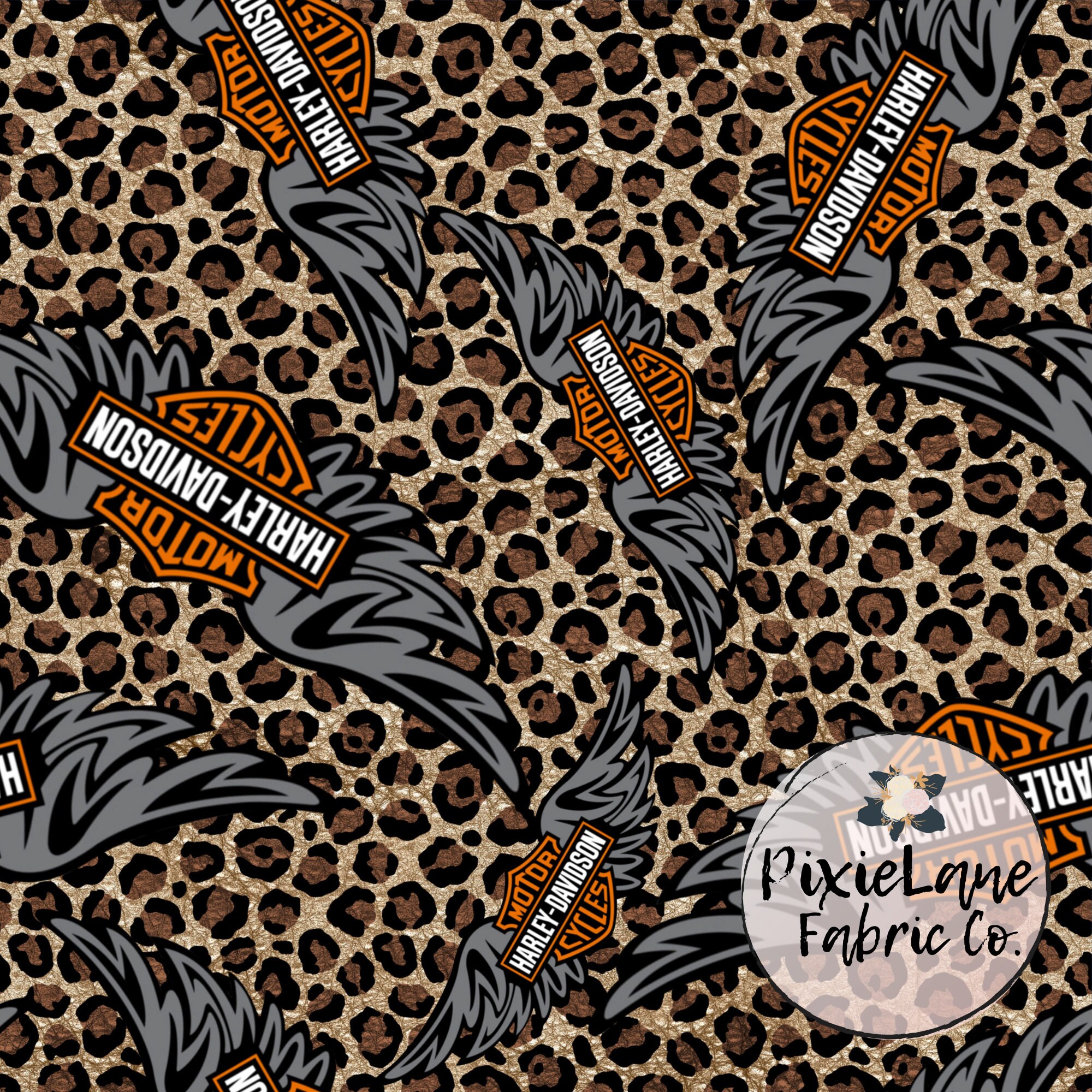 Harley Davidson Fabric by Yard Bullet Double Brushed Poly Etsy