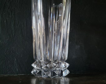 Vtg Rosenthal Germany Classic Blossom Heavy Lead Crystal Fluted Highball Glasses