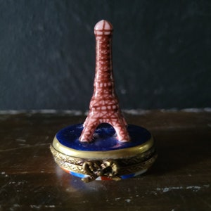 リモージュボックスオレンジフランス製トリンケットミニチュアフルーツ