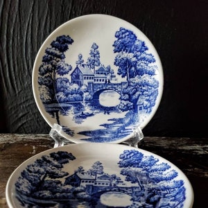 Pair of Vintage Nasco Hand Painted Lakeview Japan Bread Plates