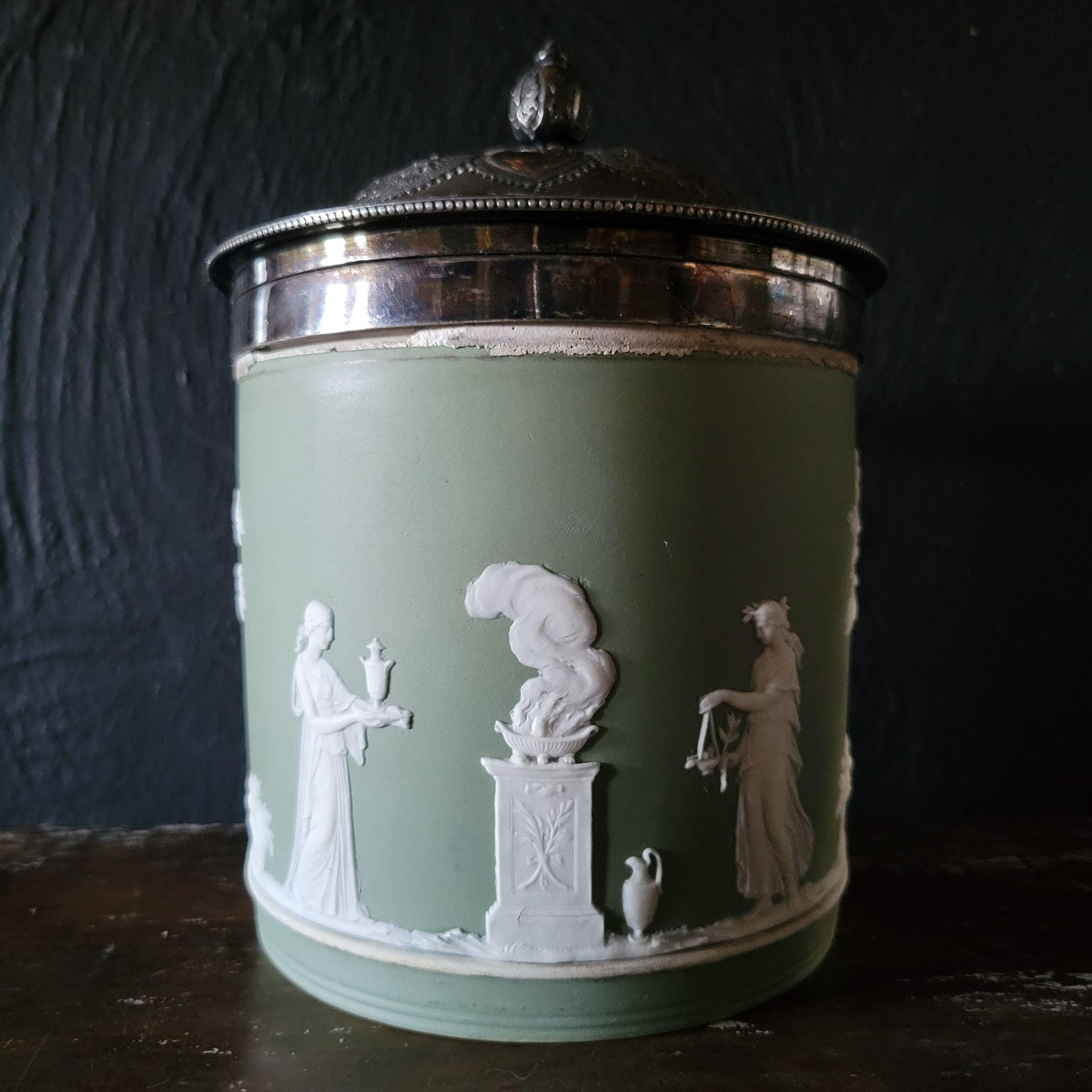 Antique biscuit jar - Etsy 日本