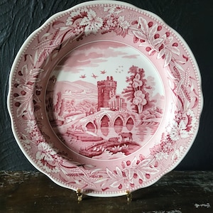 The Spode Archive Collection Traditions Series Lucano 10.5&quot; Dinner Plate, Red