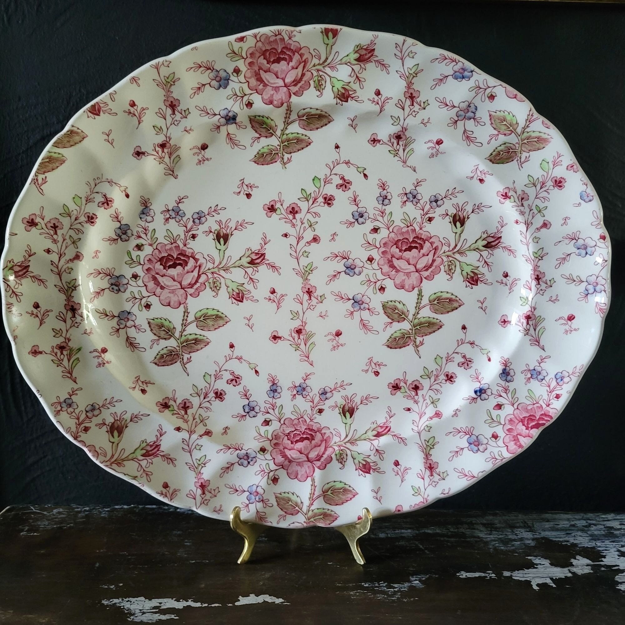 Johnson brothers rose chintz - Etsy 日本