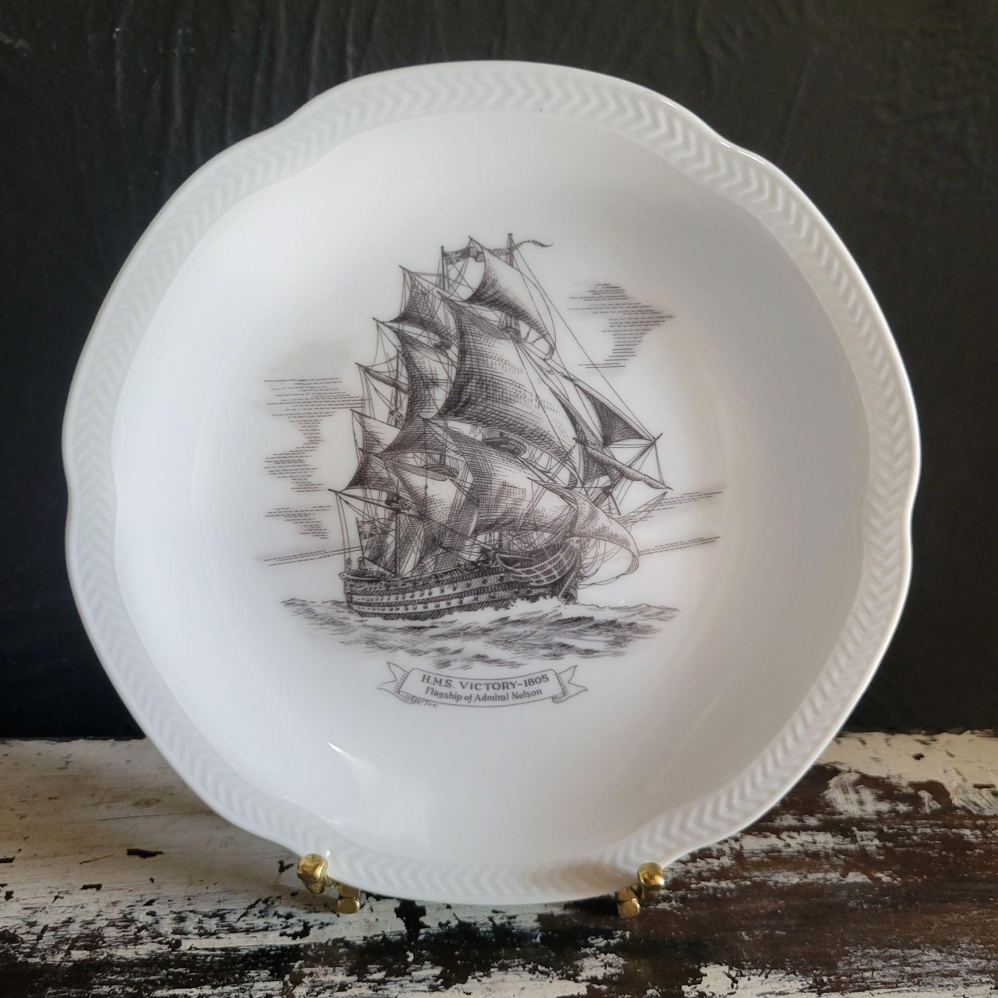 Hms Victory Plate - Etsy UK