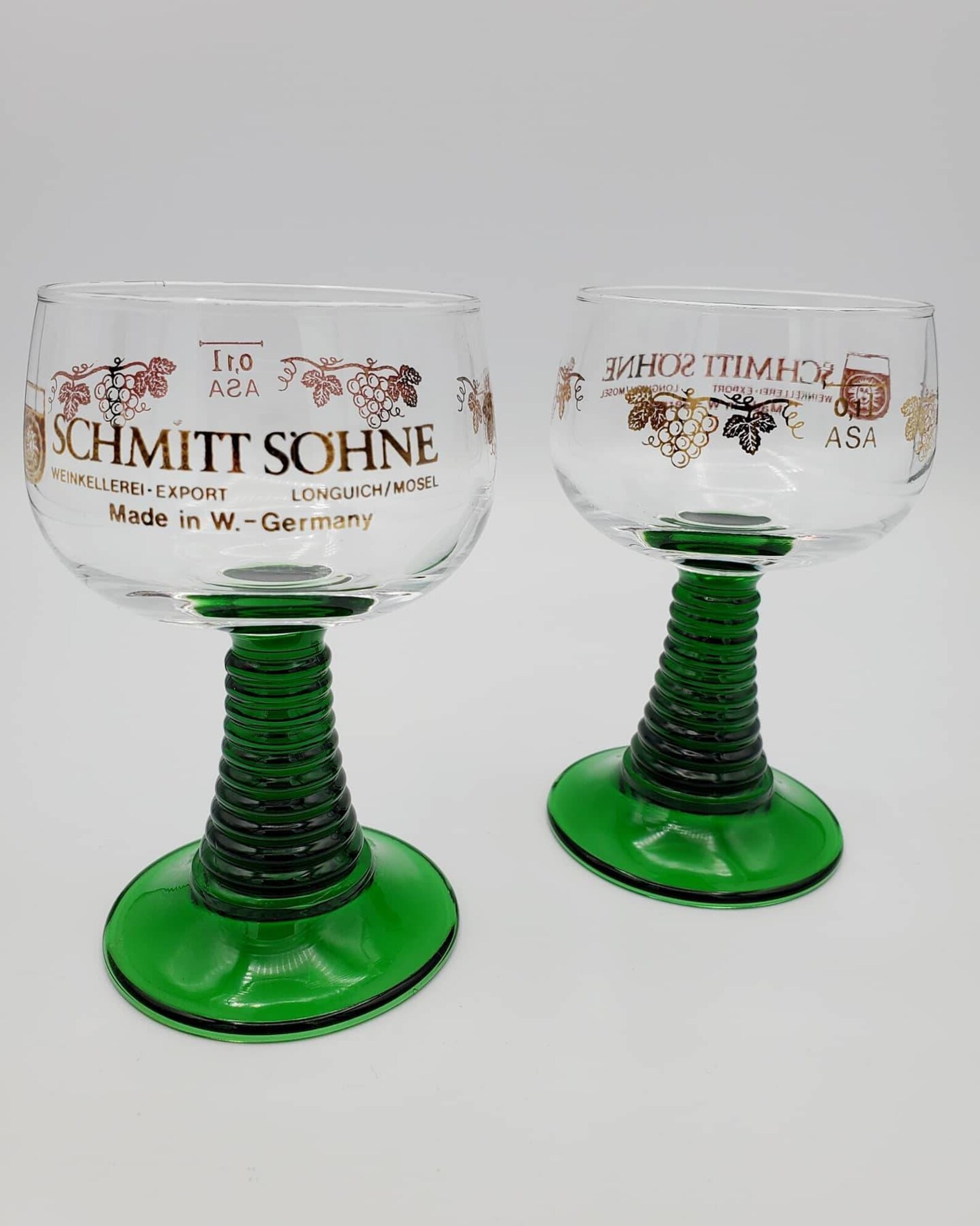Vintage Schmitt Sohne W. Germany Glasses | Etsy