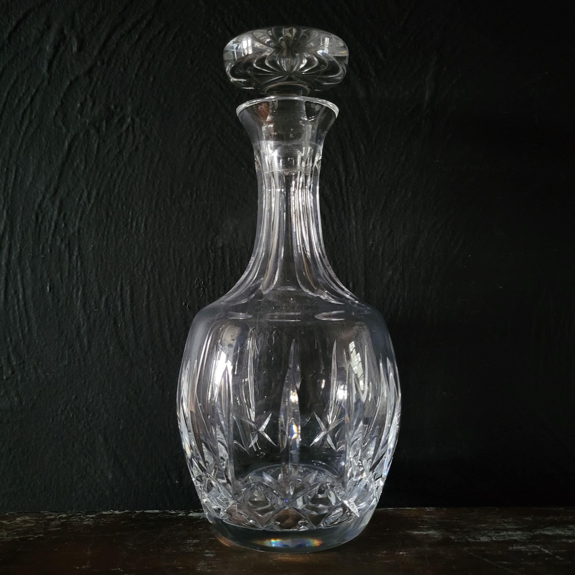 Atlantis crystal decanter - Etsy 日本