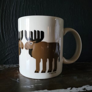 Vintage Taylor & Ng Moose Mug, Vintage Coffee Mug