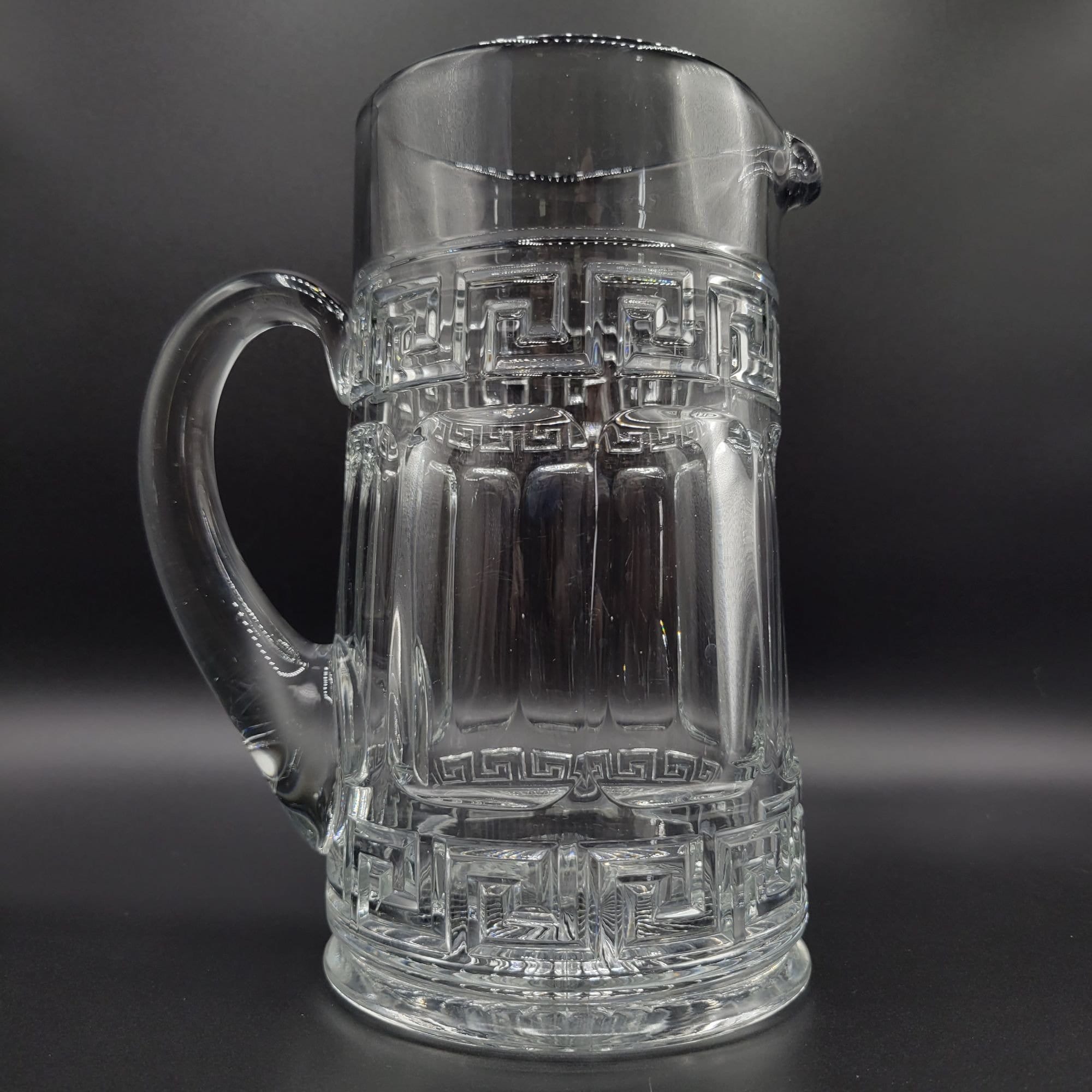 Vintage Heisey Glass Pitcher Puritan 1-quart Jug Pitcher Circa