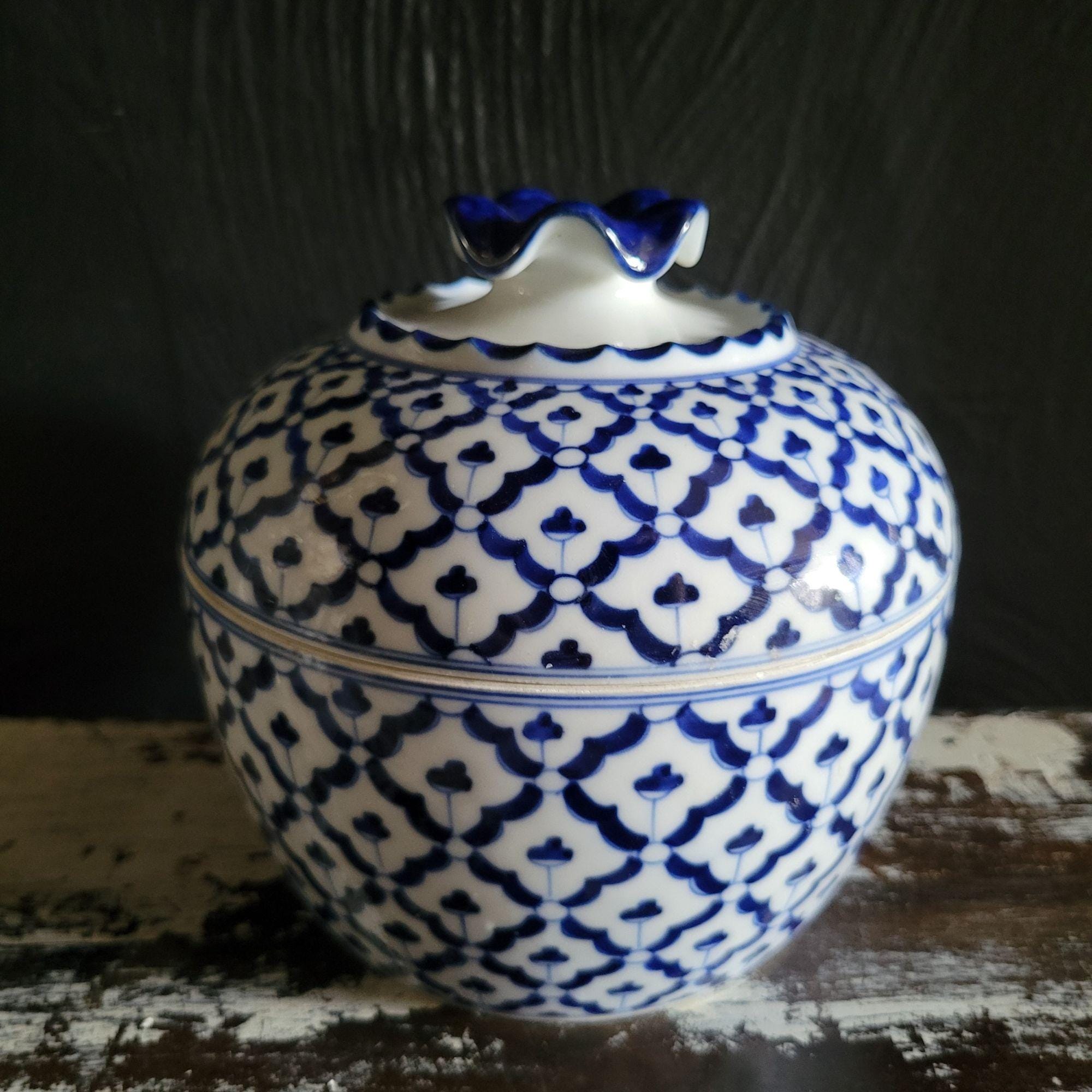 Thai Blue White Porcelain - Etsy