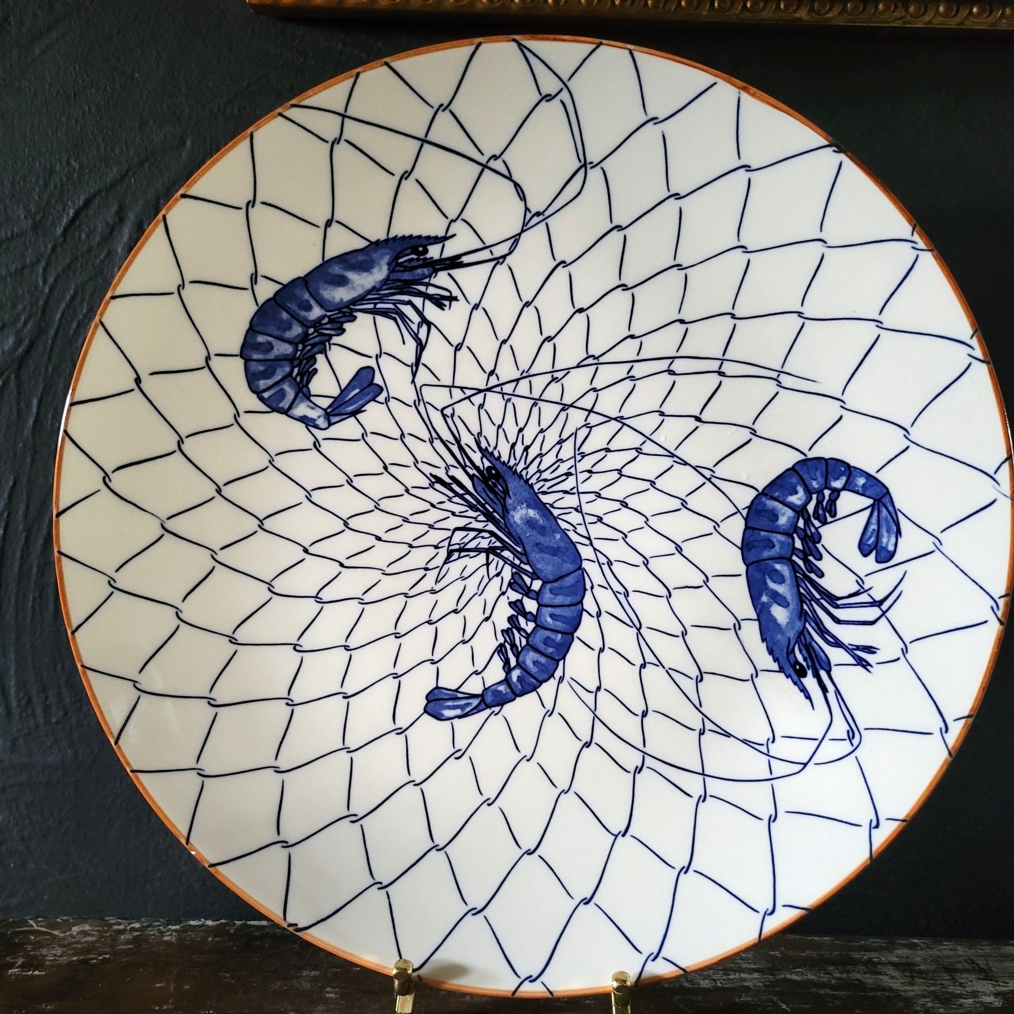 レジンアート(Okinawa Blue・Plate type・900×450) Japan Blue Willow Plate - Etsy