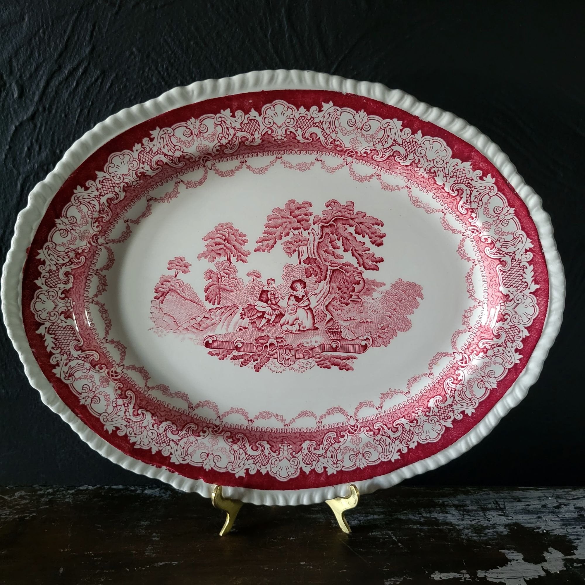Burslem dinner plate - Etsy 日本