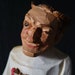 MAGNIFIQUE STATUE RENAISSANCE en bois/ fragment de Madone/ école