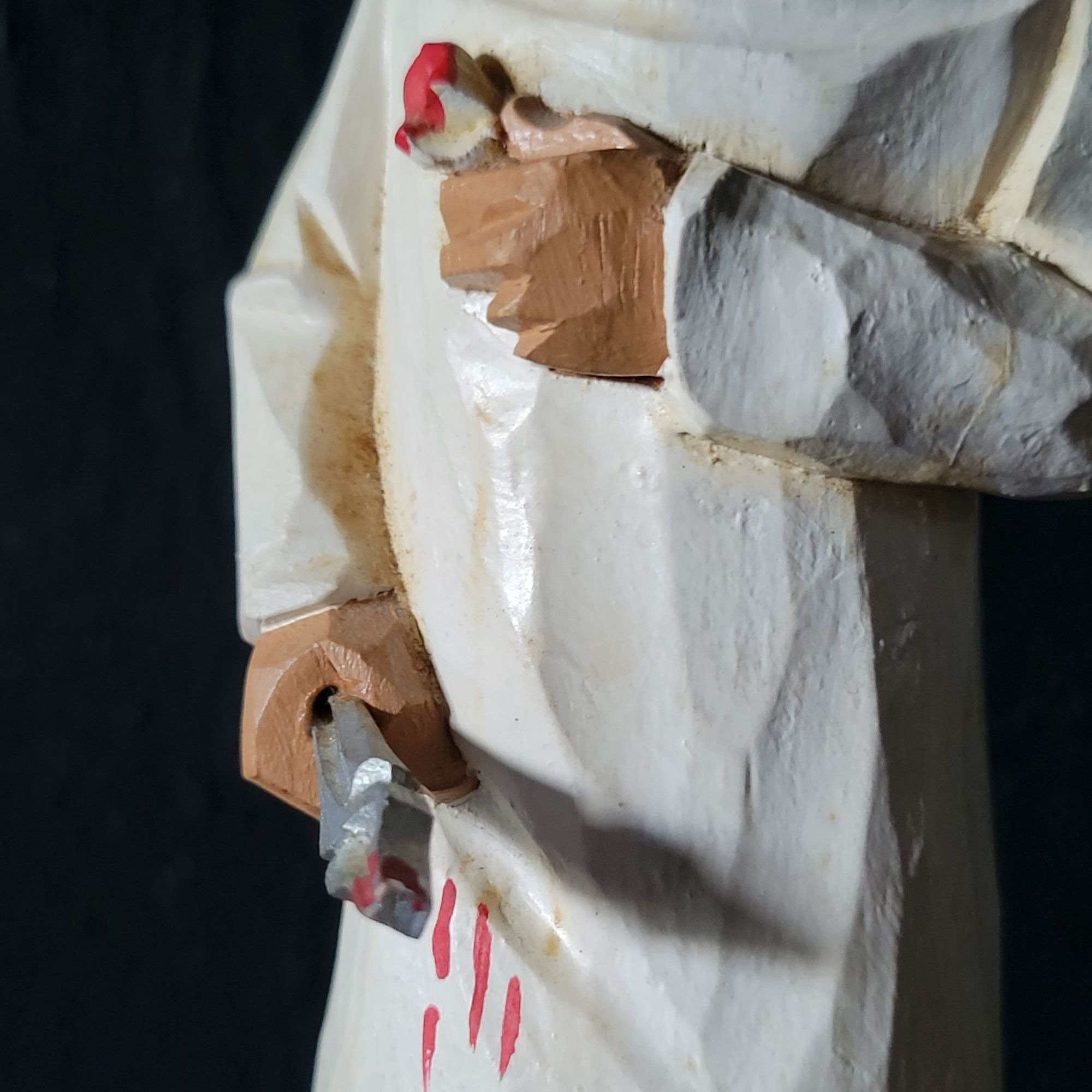 Statue allemande en bois Jaschke Pretzl gynécoloque vintage | €30