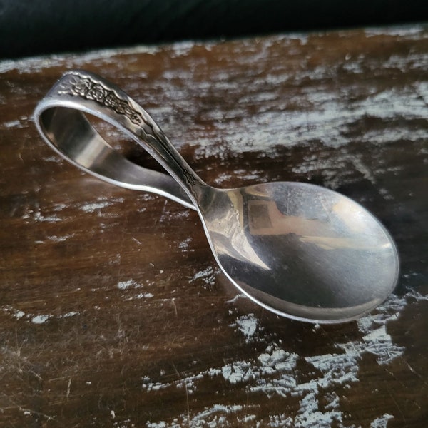 Wm Rogers Baby Spoon Etsy