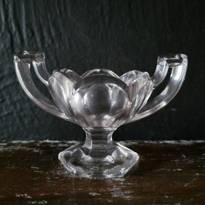 Antique Central Glass Works Colonial Pattern Krystol Individual Open Salt 1907