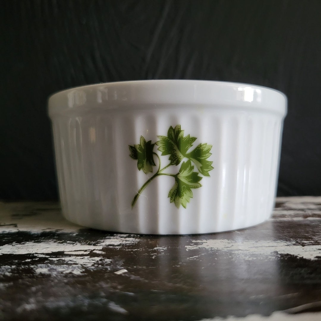 Midwinter Cookware Ramekins Vintage Andrea by Sadek Parsley Oven to Table Cookware Ramekin 7377 4 ...