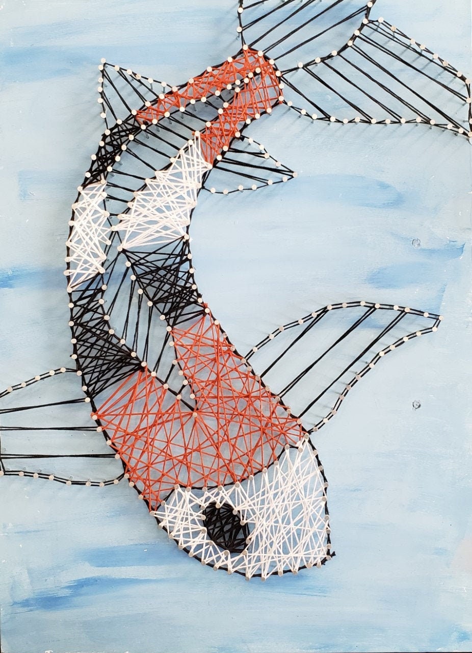 Fish String Art Pattern at Amelia Rodrigues blog