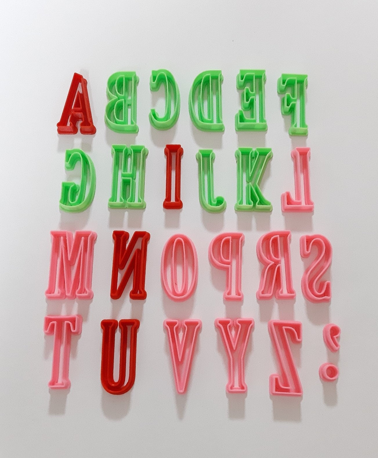 Fondant Letter Cutters 26 Pieces Alphabet Cookie Cutter Letters