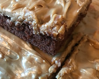 Praline Brownies - Brownies - praline - Brownies with praline topping