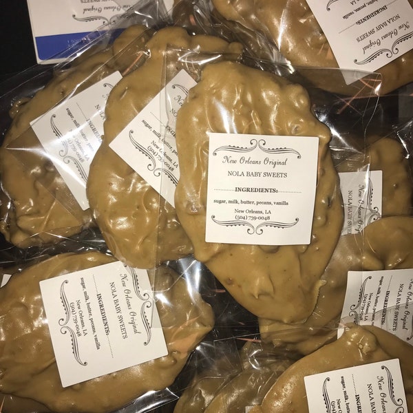 Pecan candy - pralines - Candy- Authentic New Orleans pralines