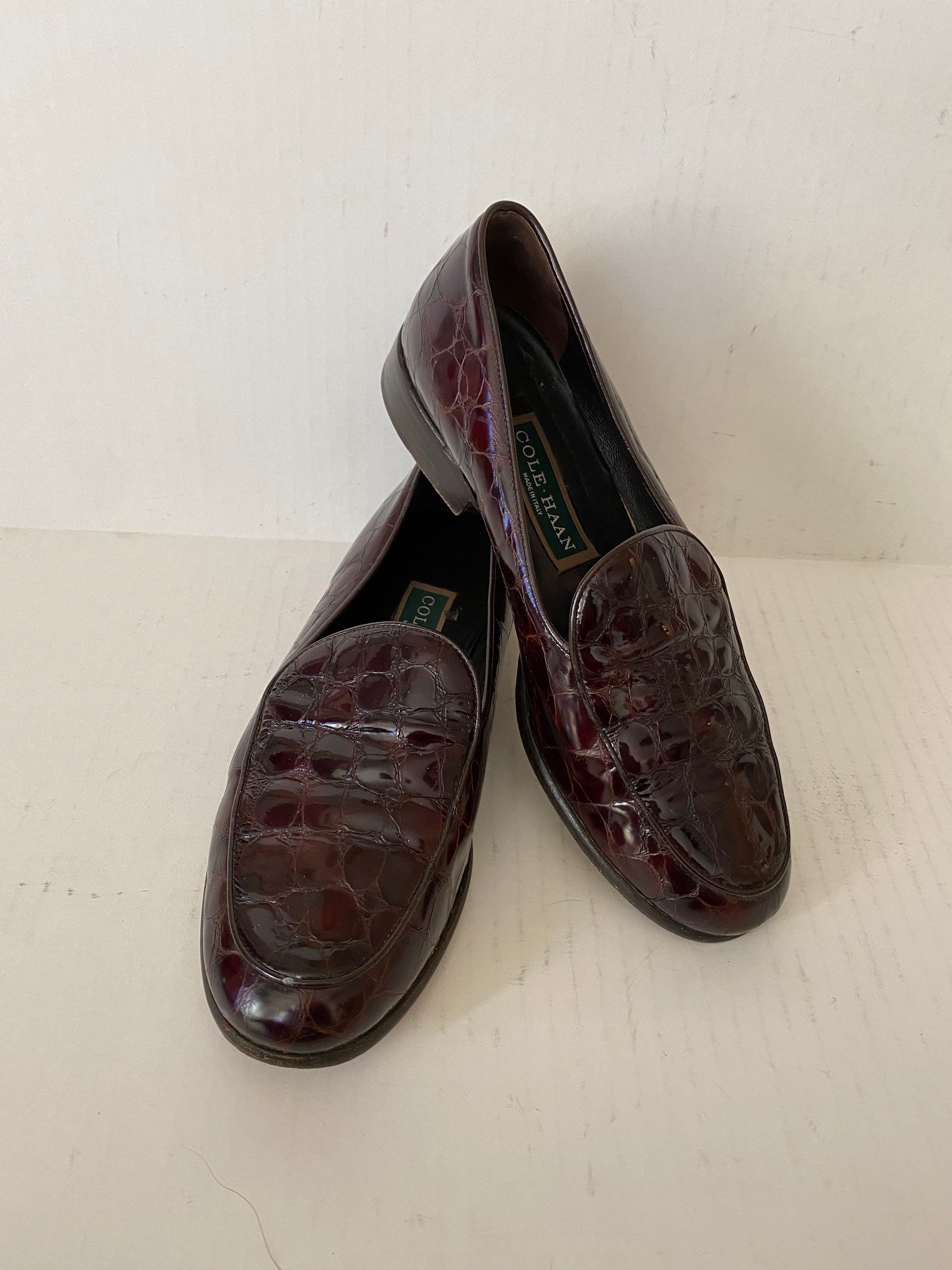 Vintage Cole Haan Loafers Brown Leather 