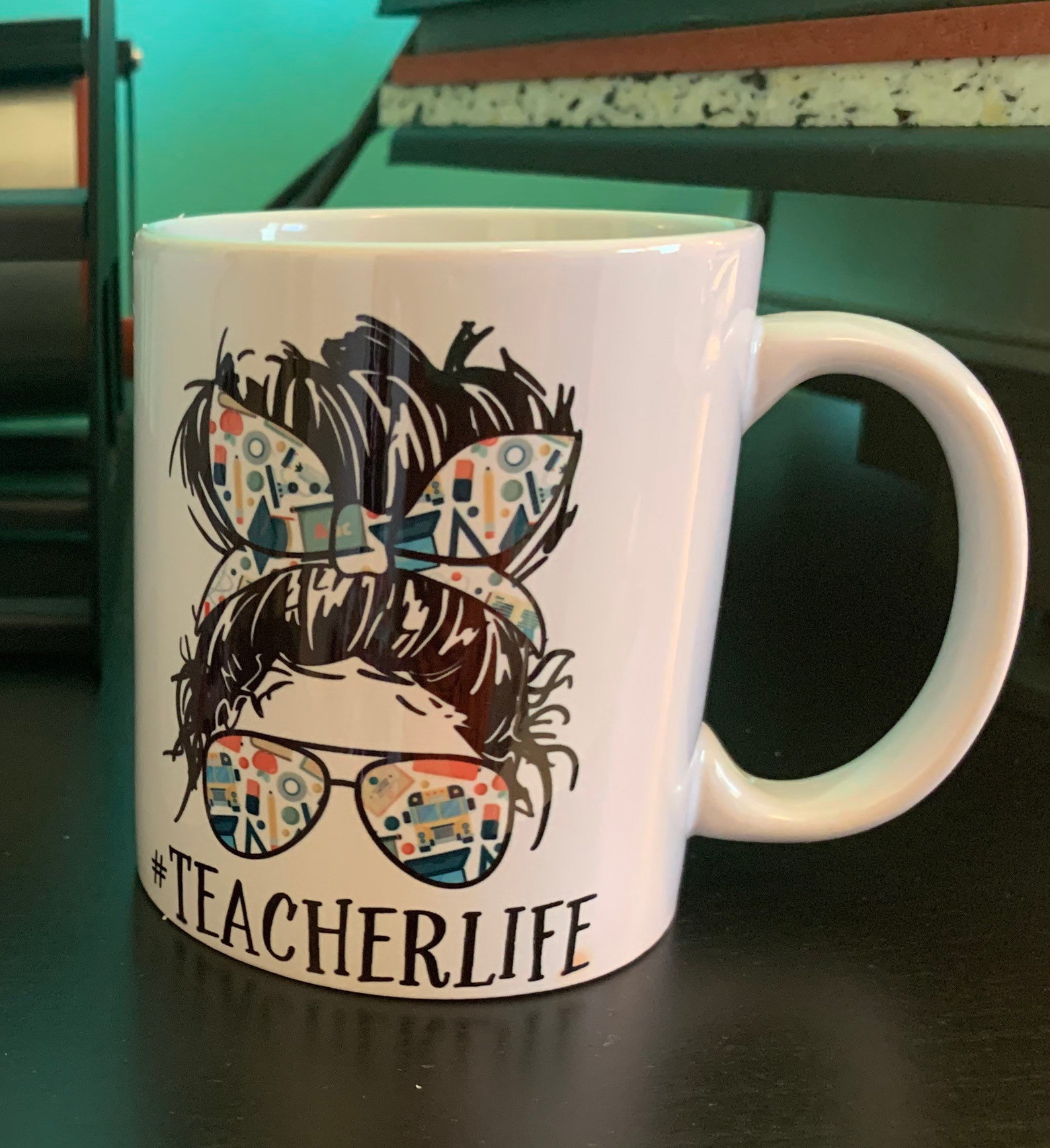 Teacher life sublimation coffee mug Etsy