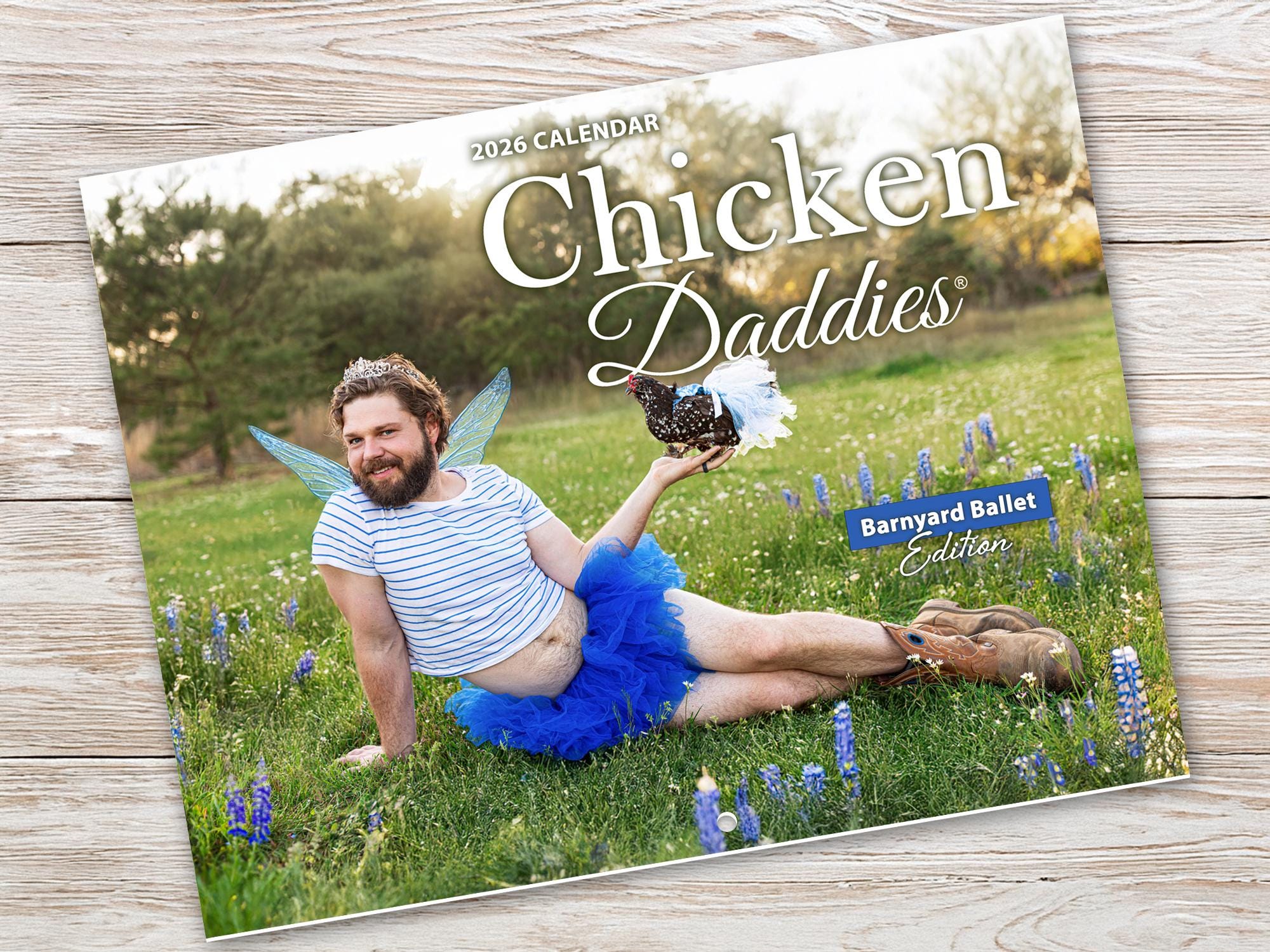 Chicken Daddies 2026 Calendar – Weird Gag Gifts | Funny Gifts