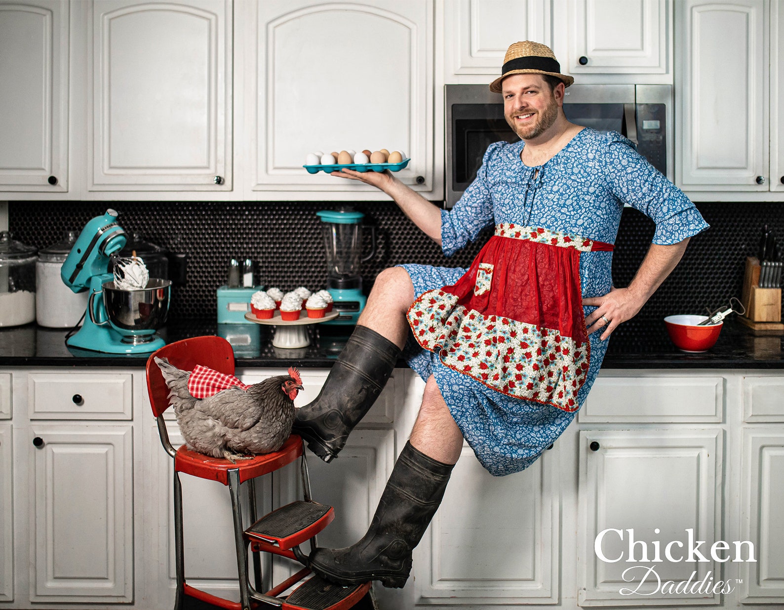 Chicken Daddies Wall Calendar 2023 Betty Clucker Edition Etsy Australia