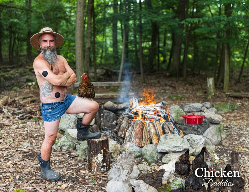 Chicken Daddies Wall Calendar 2025 Daisy Dukes Edition Funny Gifts Gag