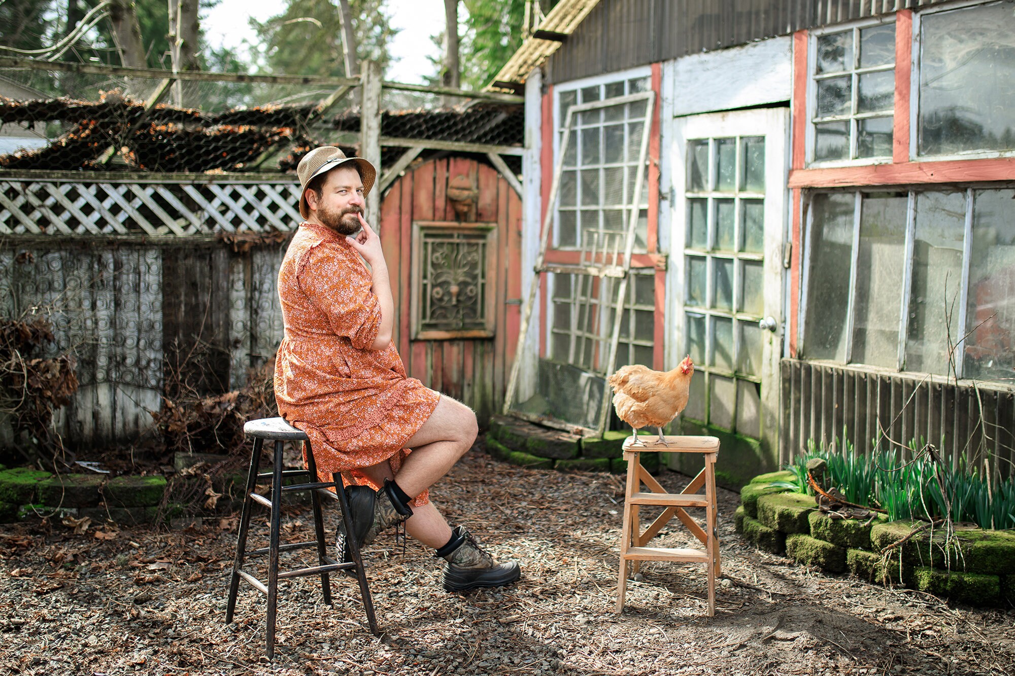 Chicken Daddies Wall Calendar 2022 Farm Dress Edition / Etsy