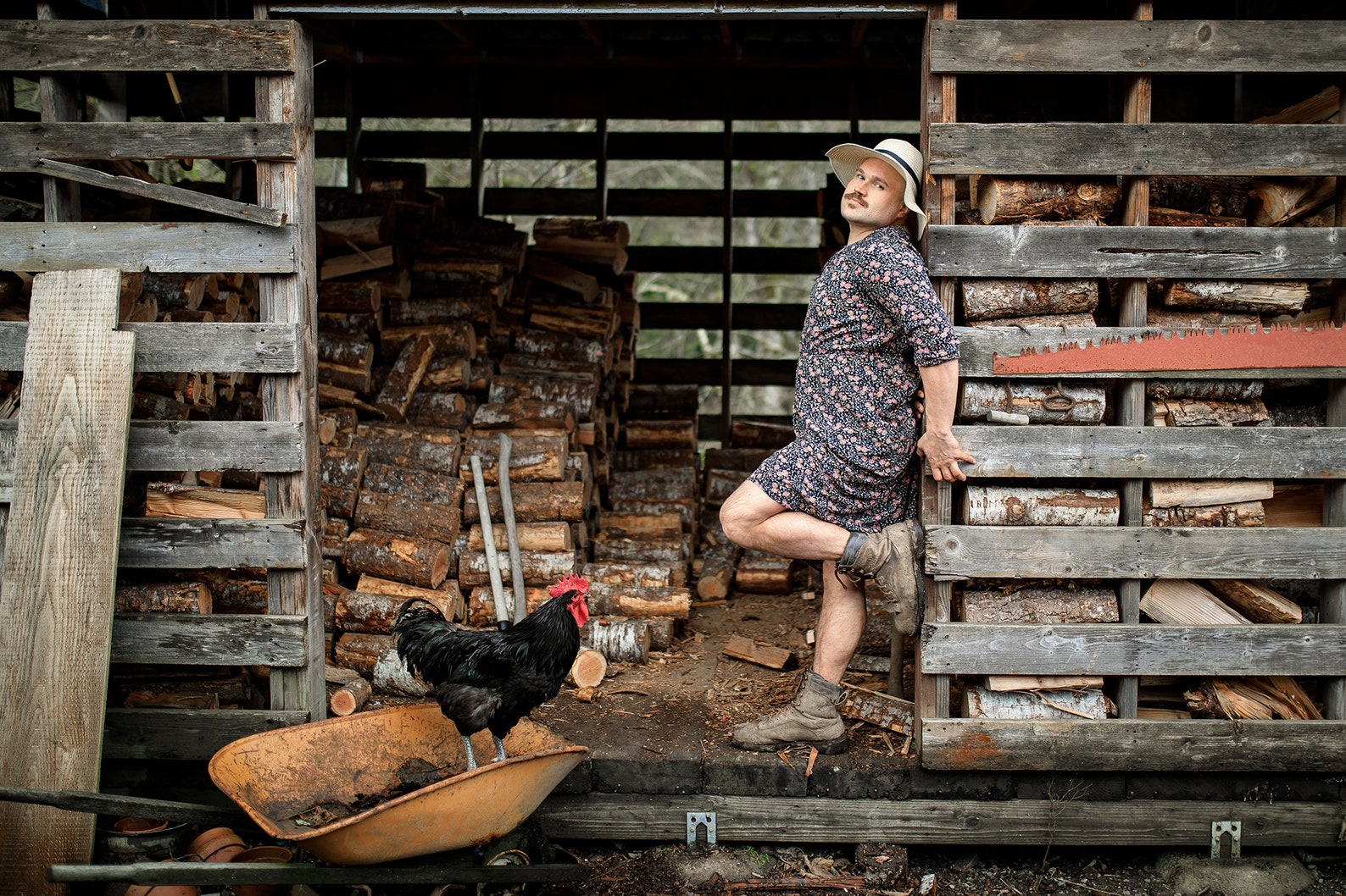 Chicken Daddies Wall Calendar 2022 Farm Dress Edition / Etsy