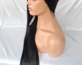 Long Straight Hair Wigs Lace Front Synthetic Heat Resistant Hair Wigs Middle Part Hair Wigs For Women