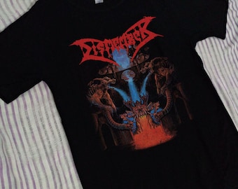 Best Popular Shirt 1991 Dismember Like an Ever Flowing Stream Tshirt gnr clash Sabbath judas Size S to 2XL Unisex Best Tshirt