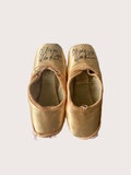 Autographed pointe shoes