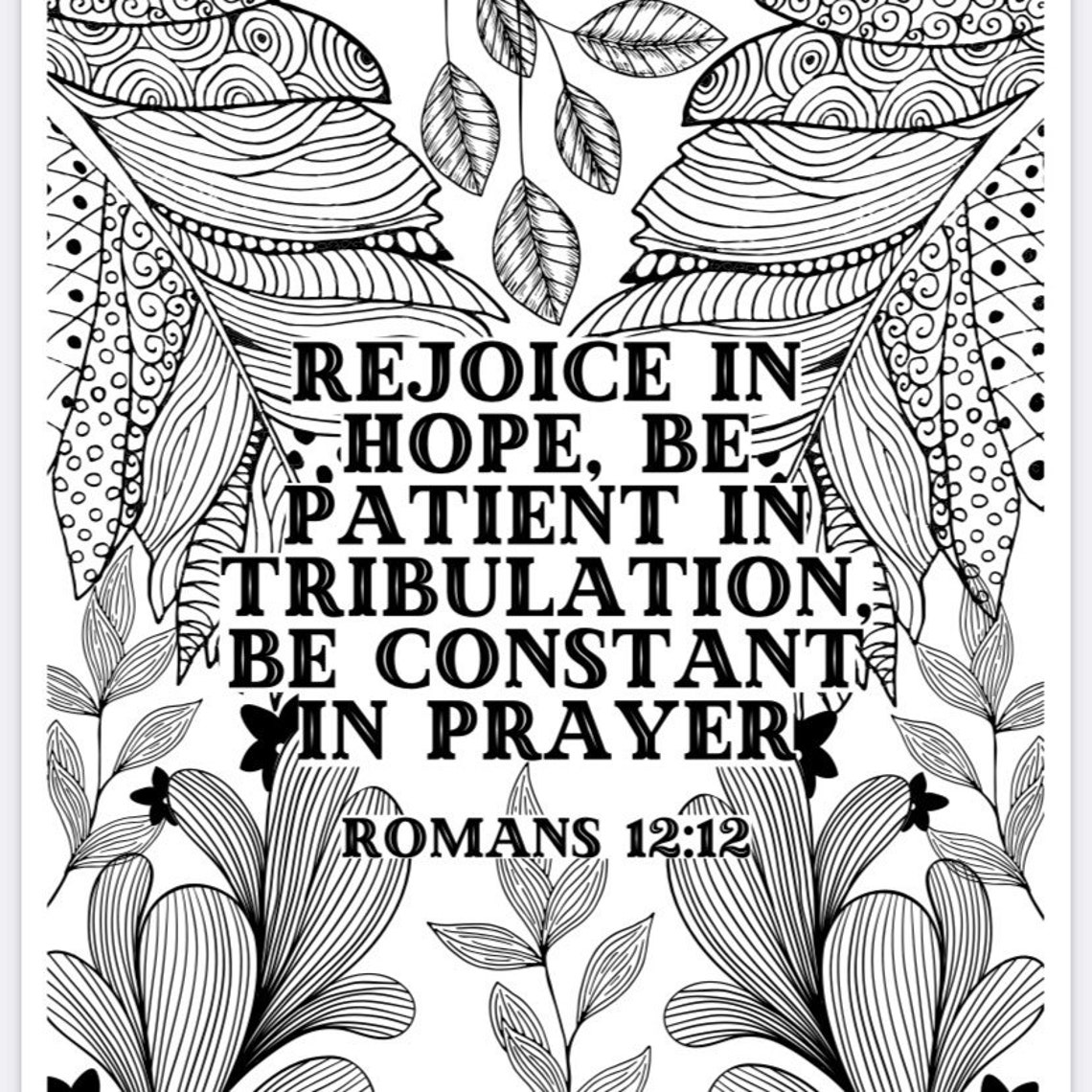Printable Coloring Pages Uplifting Bible Verses 100 Etsy