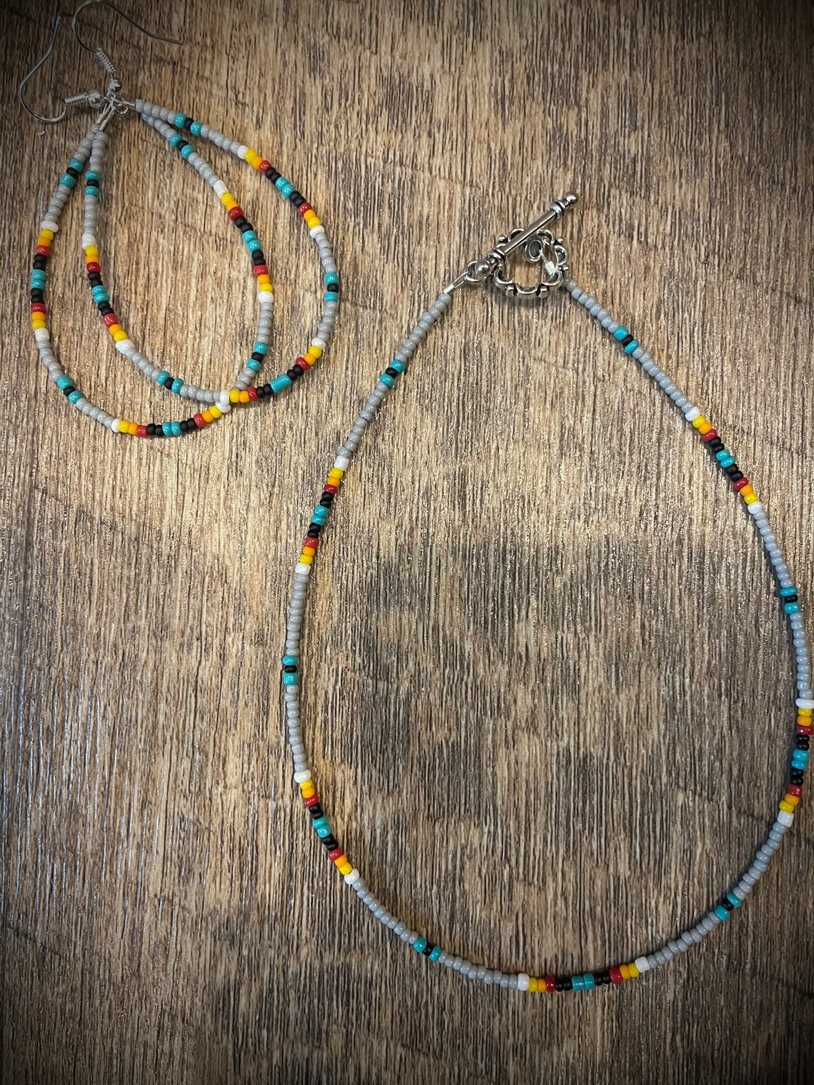 Western Style Beaded Choker Etsy
