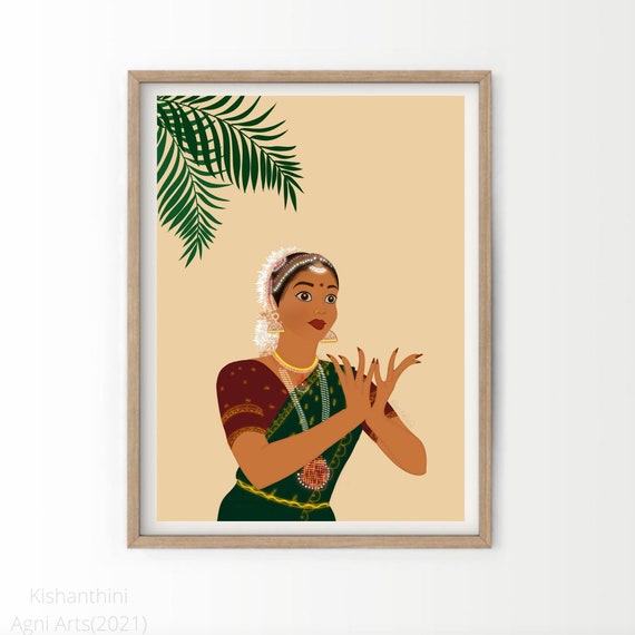 Buy Bharatanatyam Dancer Desi Girl Dancing Art Cartoon South Online in India - Etsy Buy Bharatanatyam Dancer Desi Girl Dancing Art Cartoon South Online in India - Etsy