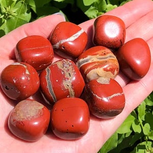 Red Jasper | Red Jasper Tumbles | Red Jasper Crystal | Crystal for Grounding | Healing Crystals | Crystal Tumbles