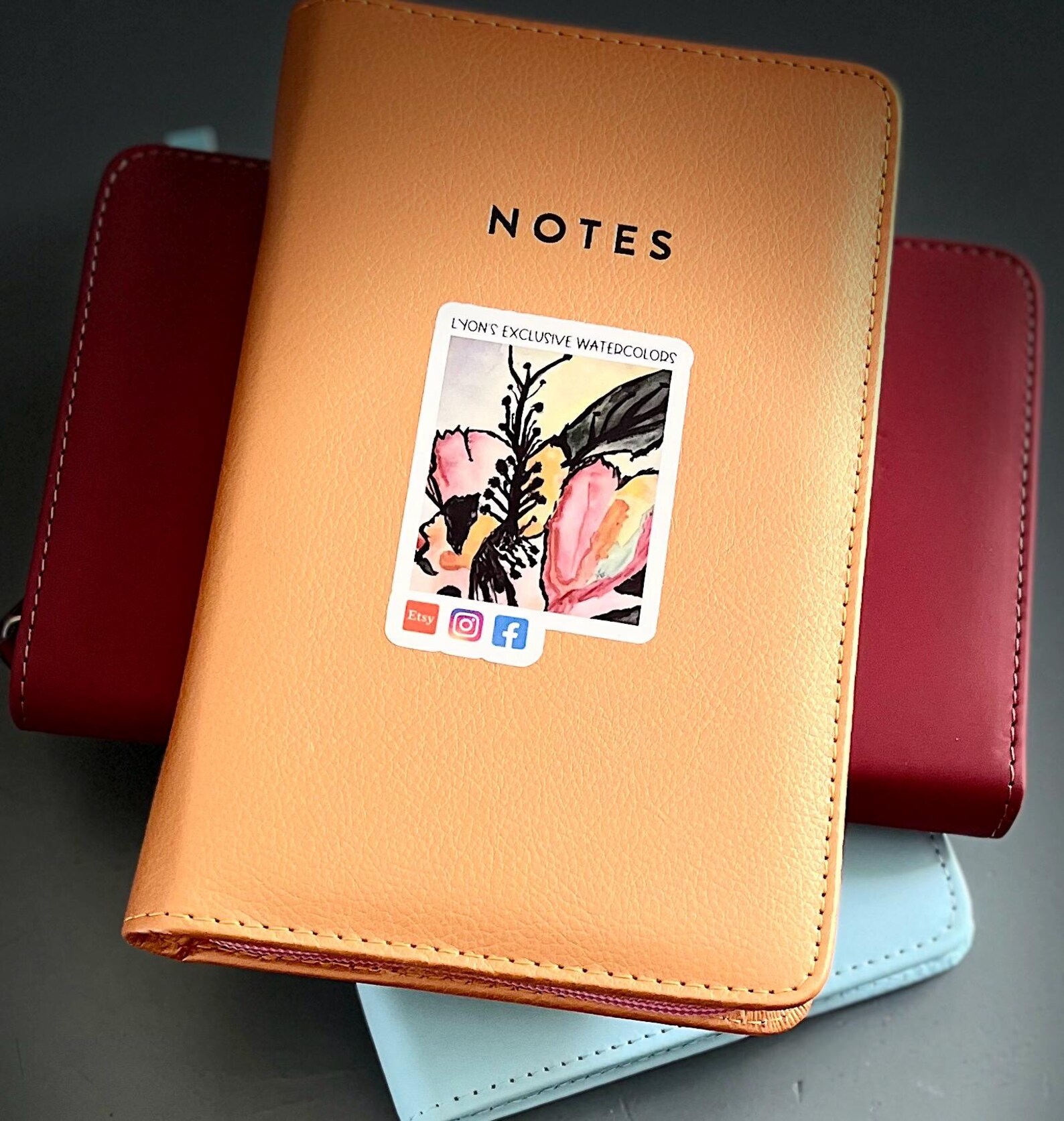 Sticker and Notebook That Zips to Keep Your Important Papers Safe ...