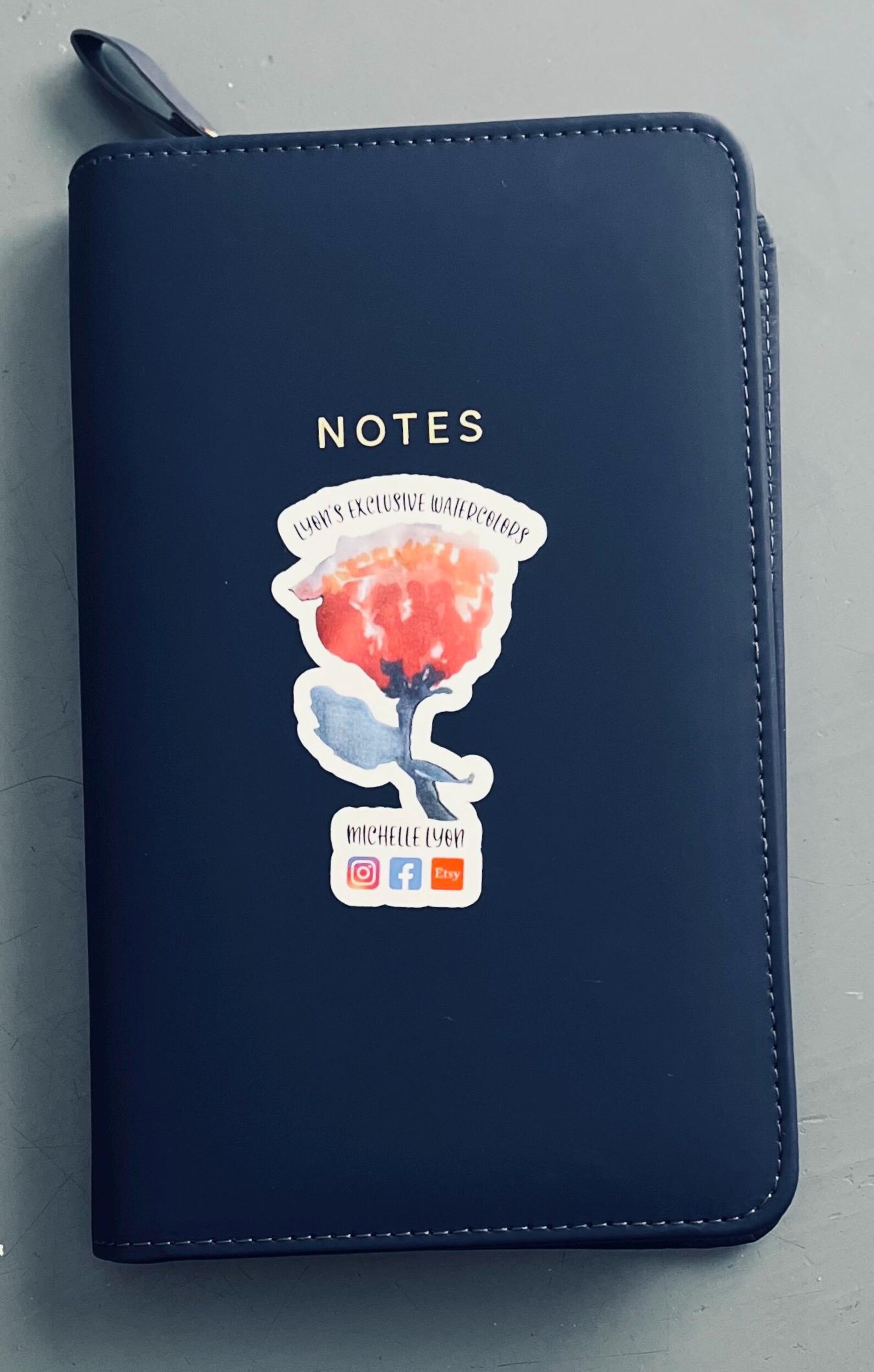 Sticker and Notebook That Zips to Keep Your Important Papers Safe ...