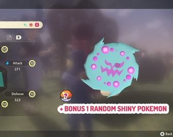 Shiny Spiritomb alpha best Stats // Pokemon (Instant Download) 