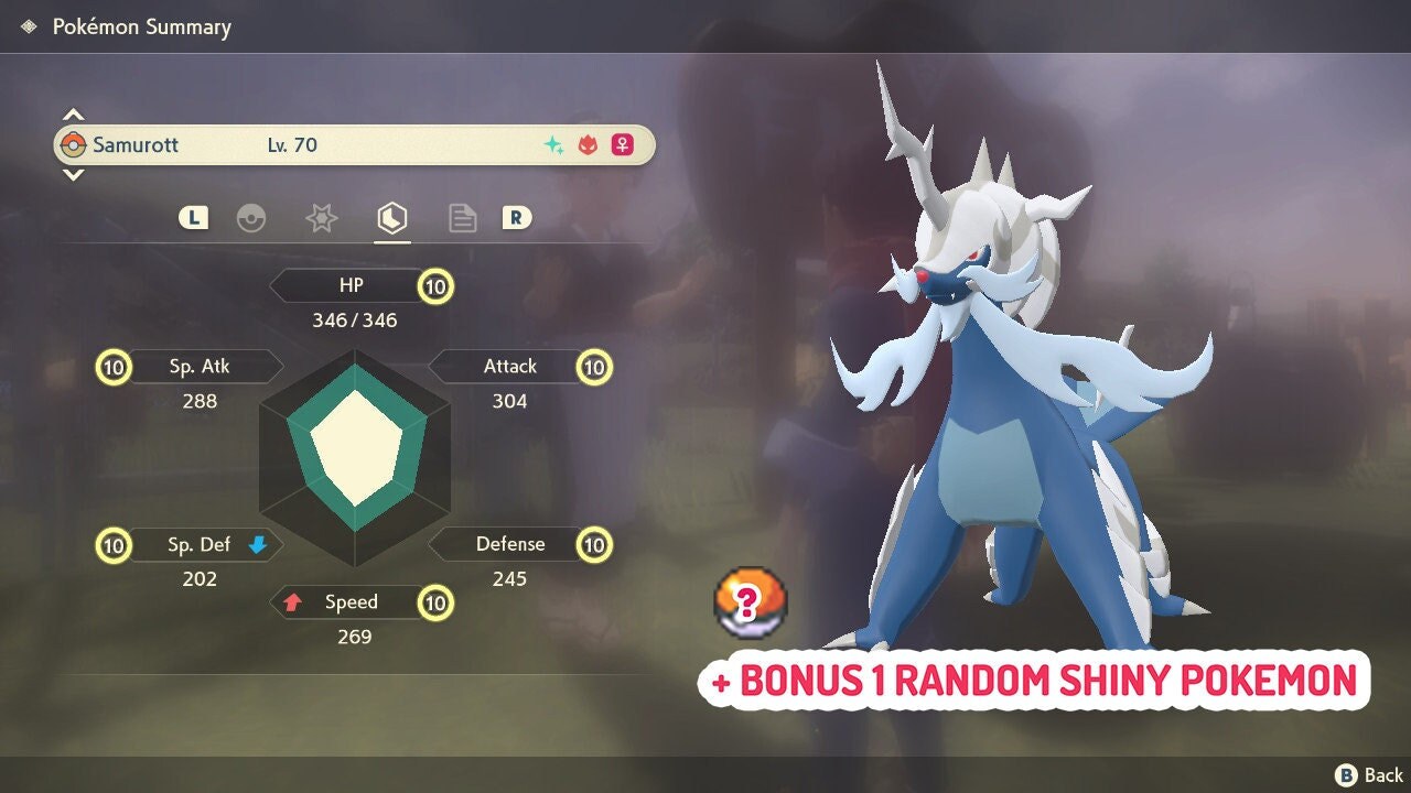 Pokemon Shiny Samurott