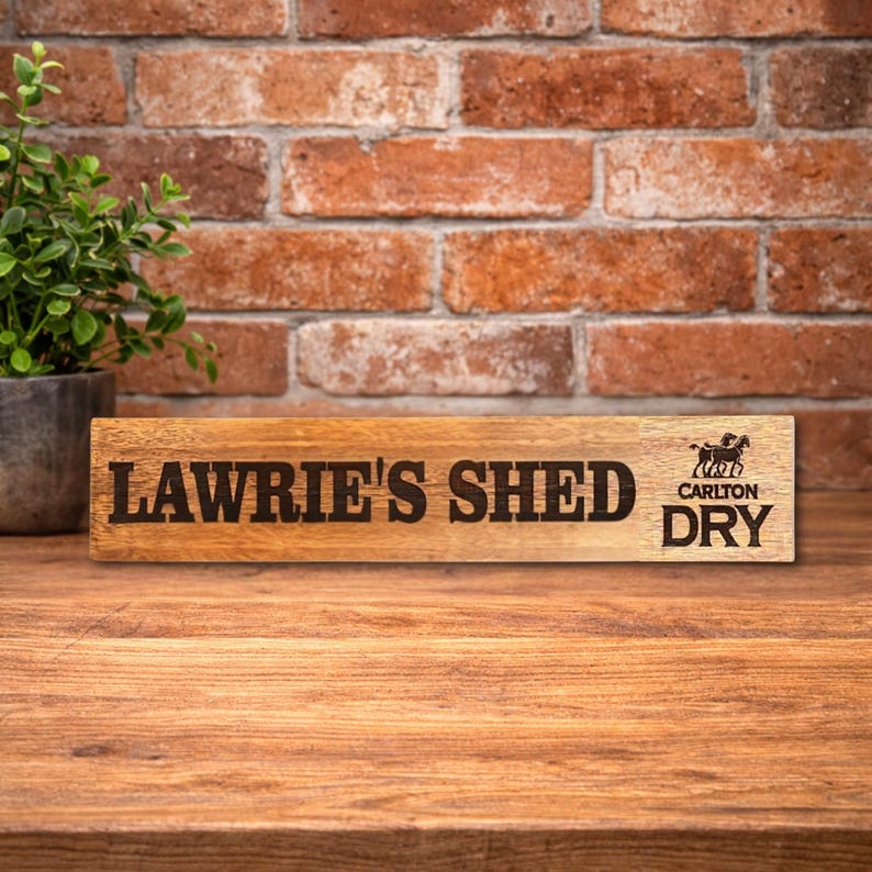 Custom Engraved Merbau Wood Sign – Personalized Wall Plaque - Etsy ...