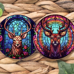 Deer Car Coasters